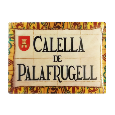 Ref: IM 436 – Imán Metálico – Ilustración - Calella de Palafrugell - Girona
